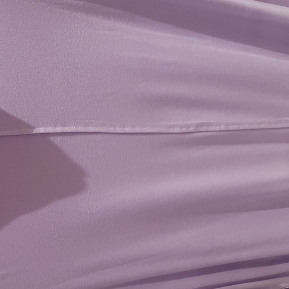 Nwot G by Guliana mock neck ecoluxe knit long sleeve tee 1X lilac - Picture 7 of 8